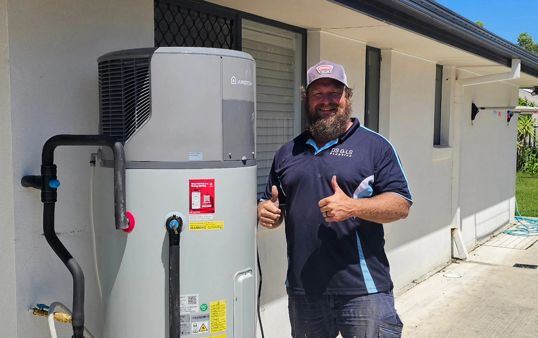 DS & LS Plumbing on the job on the Gold Coast